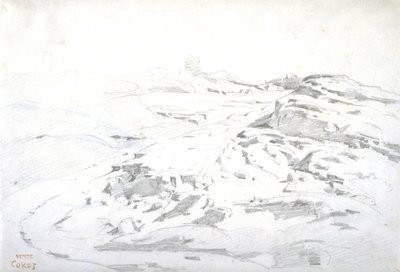 Maisematutkimukset, Italia tekijältä Jean Baptiste Camille Corot